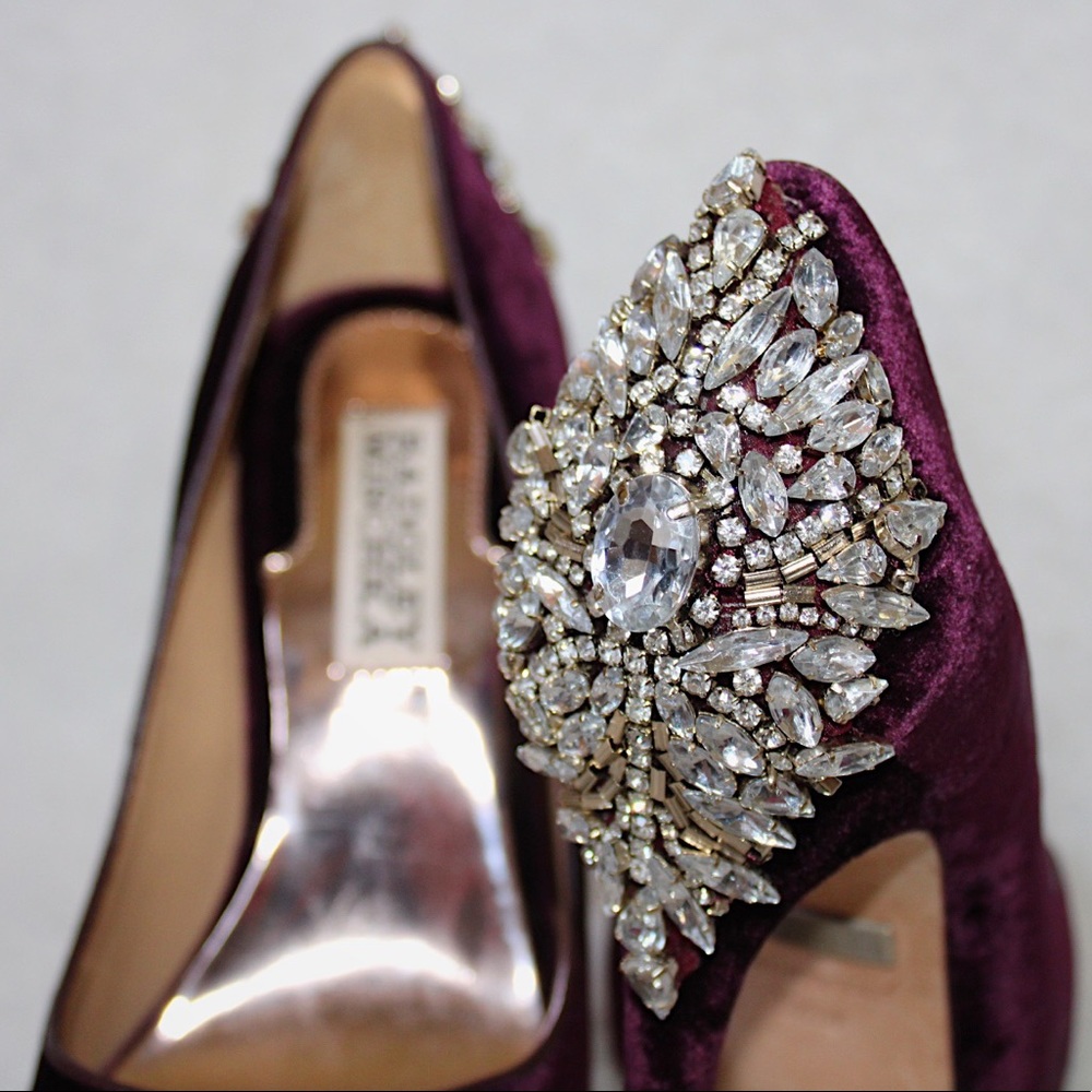 HP🖤 Like New! Badgley Mischka Heels - Picture 6 of 8